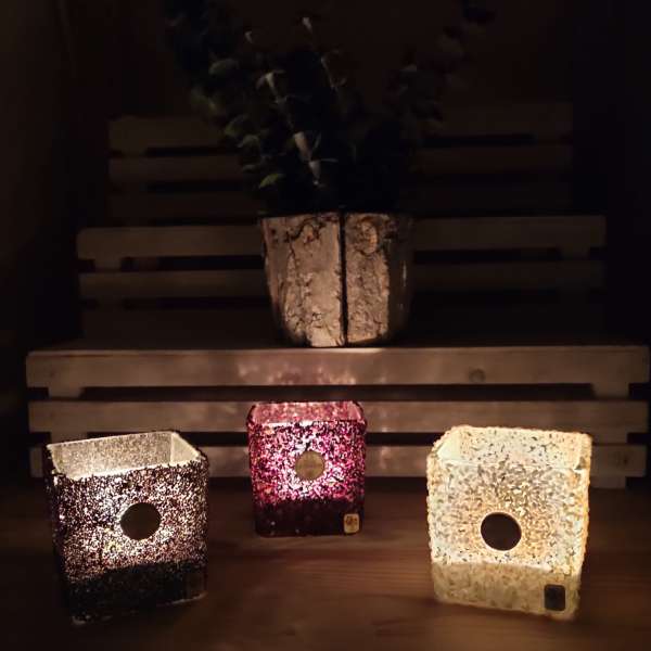 ecolanterna portacandela regalo artigianale sostenibile